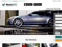 Tablet Screenshot of masterkeyindia.com